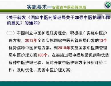 中医护理方案质量管理模式及评价体系的建立