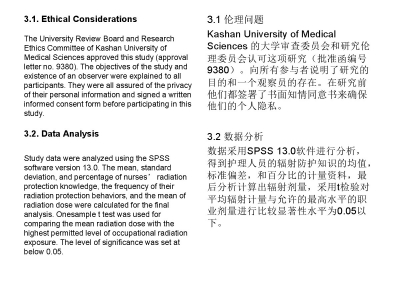 对ICU护士辐射安全知识以及他们对便携式影像学检查行为的研究 ... ...