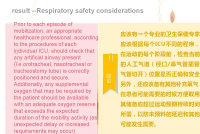 机械通气患者主动运动的安全标准的专家共识